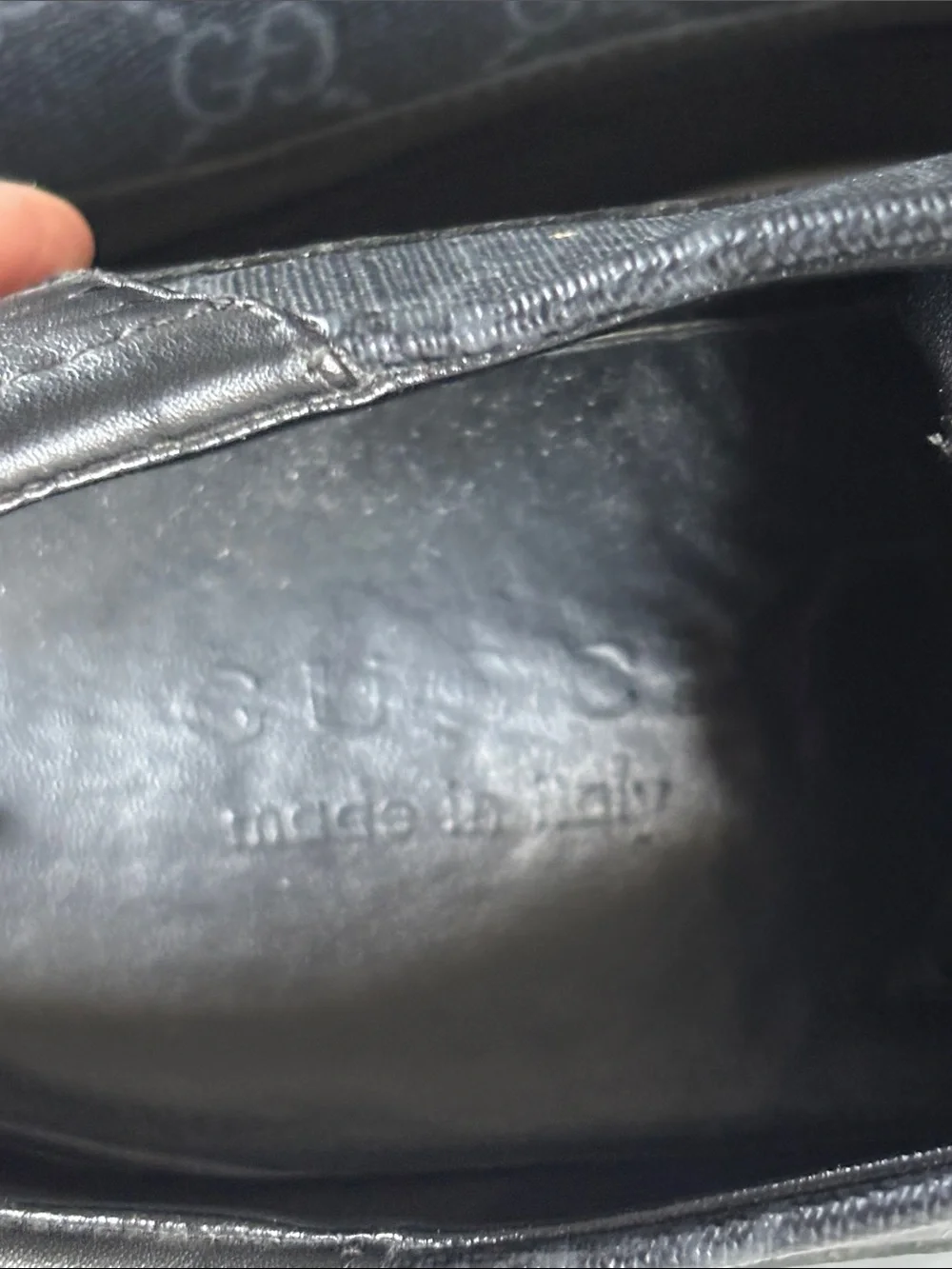 Gucci GG Supreme canvas and leather sneakers